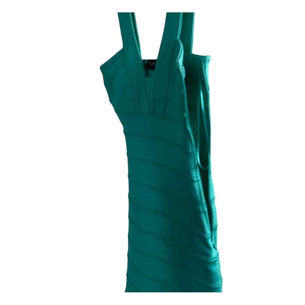 Top Shop Teal Dress View 5